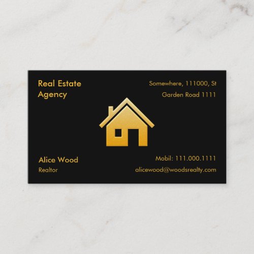 Real Estate Business Card
