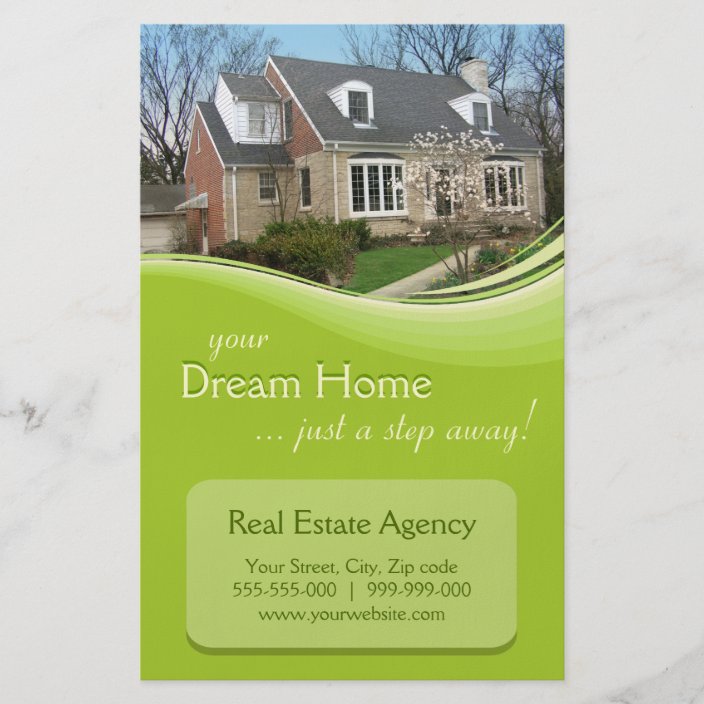 Real Estate Agency flyer | Zazzle.com