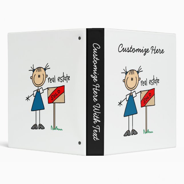 Real Estate Agent 3 Ring Binder (Background)