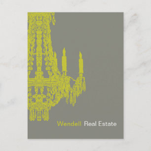 Real Estate Agent Advertising Postcard