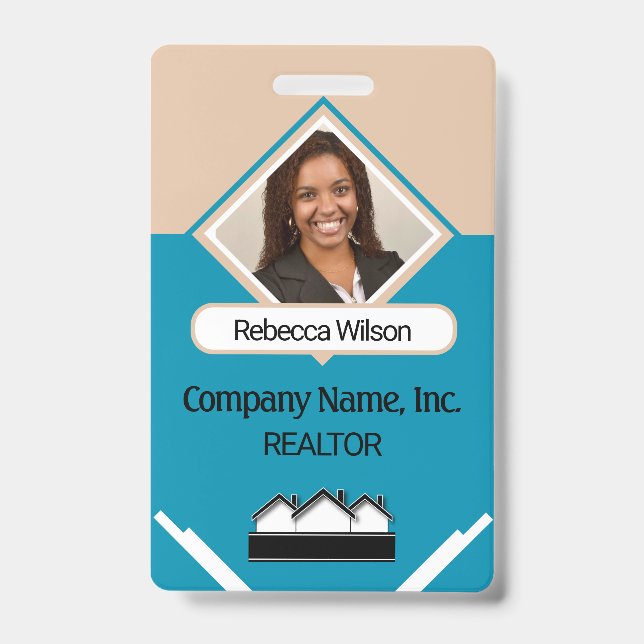 Real Estate Agent Badge (Front)