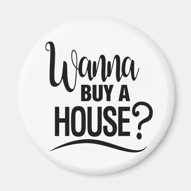Real Estate Agent Broker Realtor House Home Seller Magnet (Front)