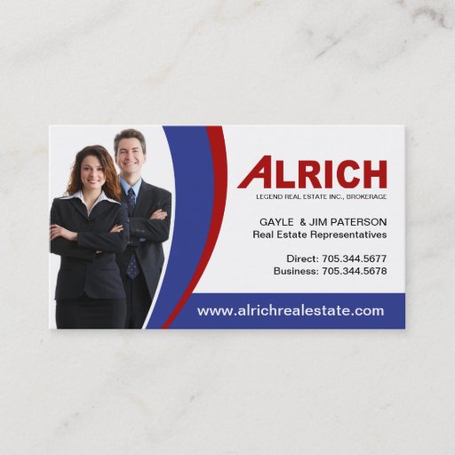 Customizable Realtor Business Card
