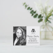 Real Estate Agent Business Card (Standing Front)