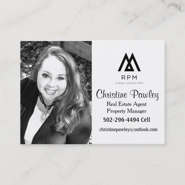 Real Estate Agent Business Card (Front)