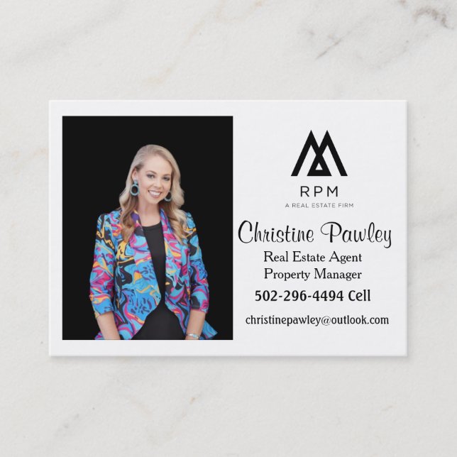 Real Estate Agent Business Card (Front)