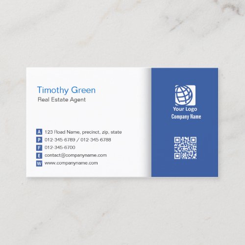 Real Estate Agent Business Card Simple 06