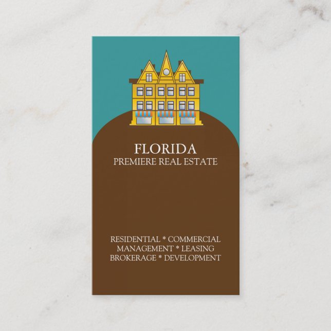 Real Estate Agent Business Card Template (Front)