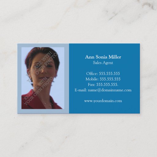 Customizable Real Estate Agent Business Cards