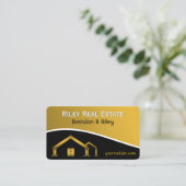 Real Estate Agent Business Cards (Standing Front)