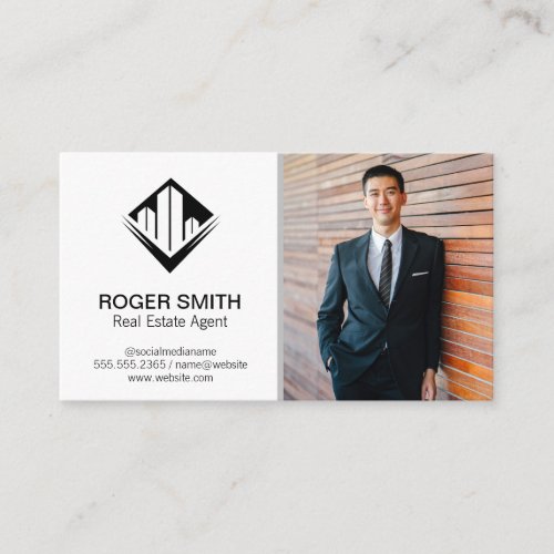 Real Estate Agent  Classic Business Card
