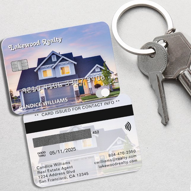 Real Estate Agent Credit Debit Business Card (Real Estate Agent Credit Debit Business Card
)