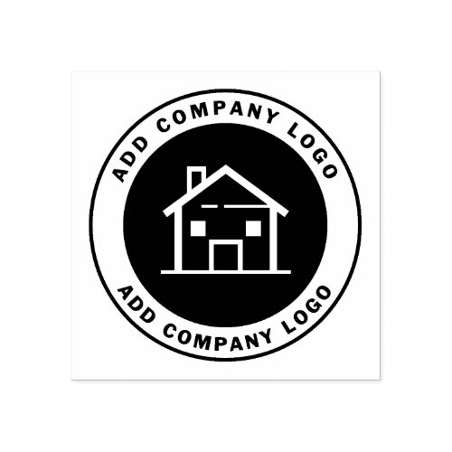 Real Estate Agent Custom Business Logo Rubber Stamp