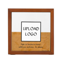 Real Estate Agent Custom Logo Desk Organizer