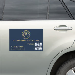 Real Estate Agent   Custom Logo Property Branding Car Magnet