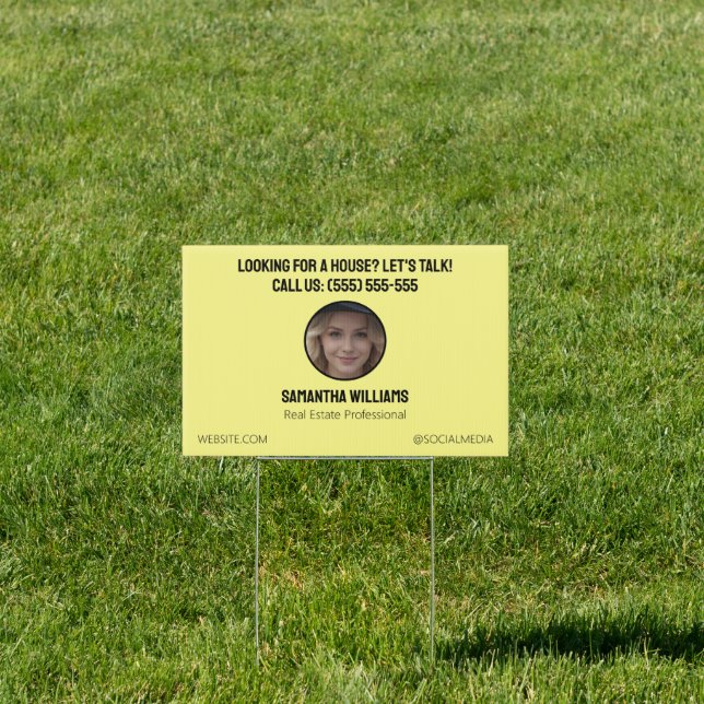 Real Estate Agent Custom Sign (Insitu)