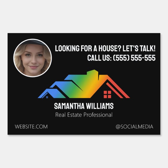 🏘️ Real Estate Agent Custom Sign (Back)