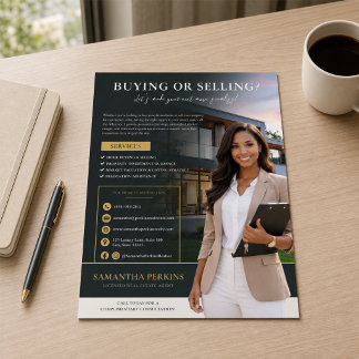 Real Estate Agent Flyer | Modern Realtor Marketing