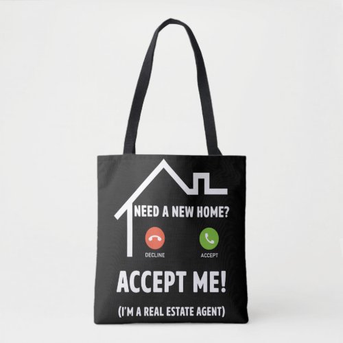 Real Estate Agent Funny Property Broker Tote Bag