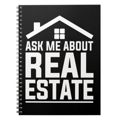 Real Estate Agent Funny Property Estate Broker Notebook