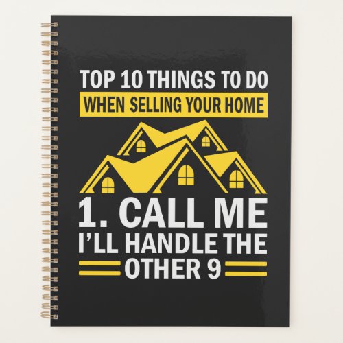 Real Estate Agent Funny Quote   Planner