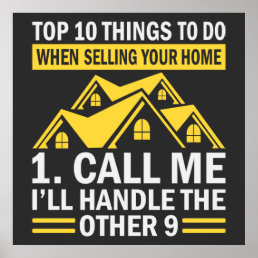Real Estate Agent Funny Quote     Poster