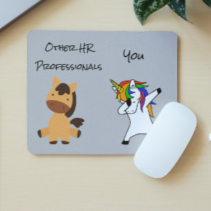 Real Estate Agent Gift Dabbing Unicorn Horse Mouse Pad
