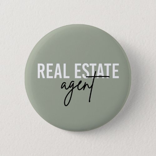Real Estate Agent  Gifts for Realtor Button