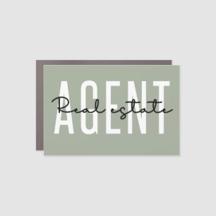 Real Estate Agent   Gifts for Realtor Car Magnet