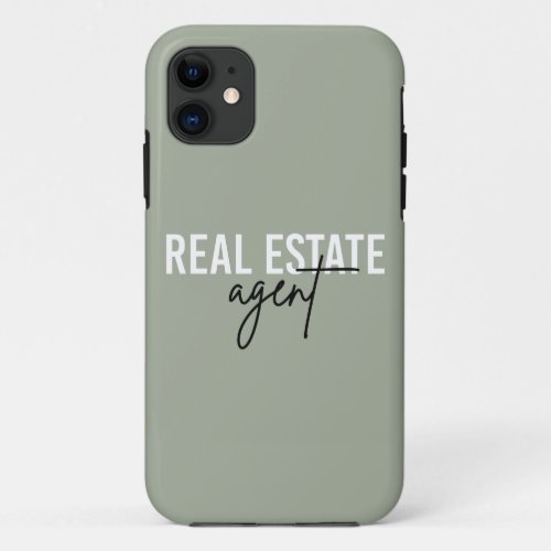 Real Estate Agent  Gifts for Realtor iPhone 11 Case