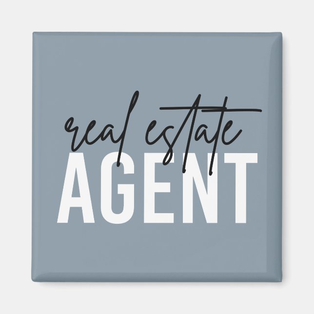 Real Estate Agent | Gifts for Realtor Magnet (Front)