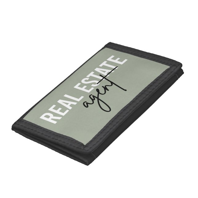 Real Estate Agent | Gifts for Realtor Trifold Wallet (Bottom)