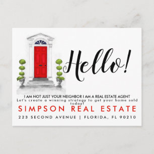 Real Estate Agent HELLO CARD