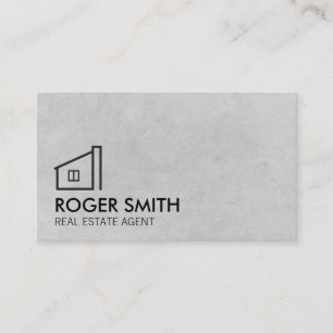 Real Estate Agent Home Icon Business Card