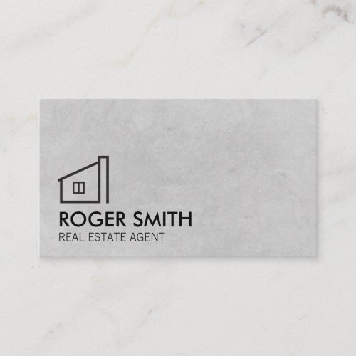 Real Estate Agent Home Icon Business Card