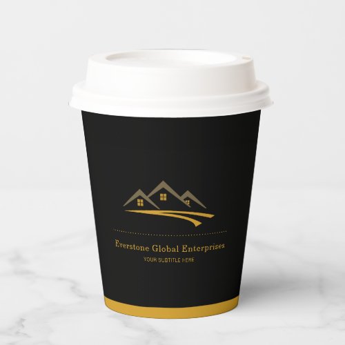 Real Estate Agent House Business Paper Cups