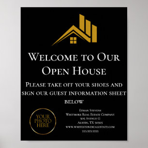 Real Estate Agent  House Business Poster