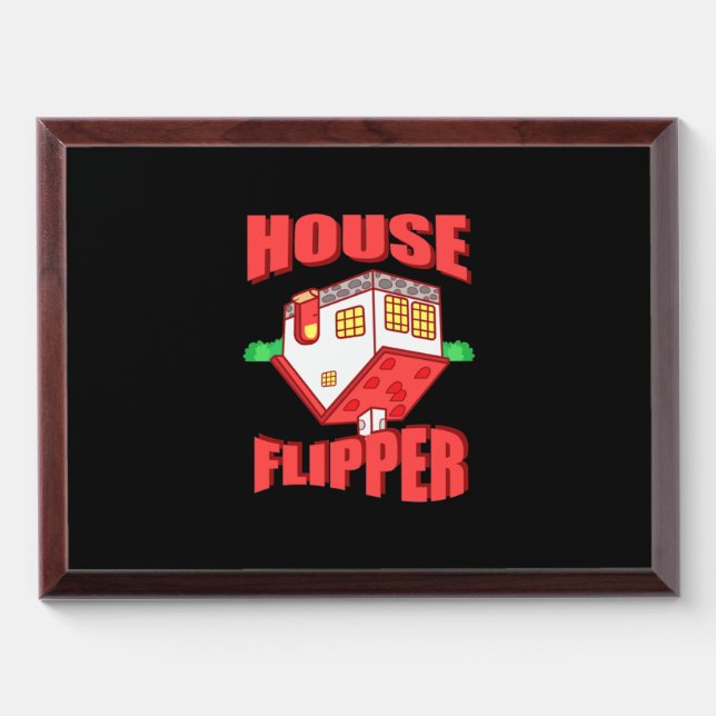 Real Estate Agent House Flipper Award Plaque (Horizontal)