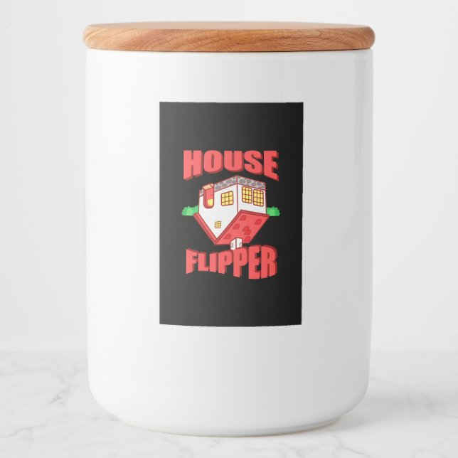 Real Estate Agent House Flipper Food Label (Front)