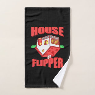 Real Estate Agent House Flipper Hand Towel