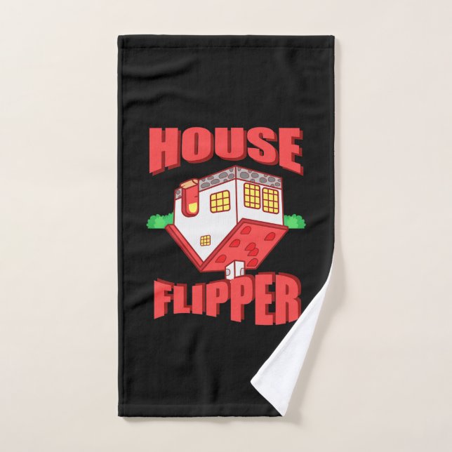Real Estate Agent House Flipper Hand Towel (Hand Towel)