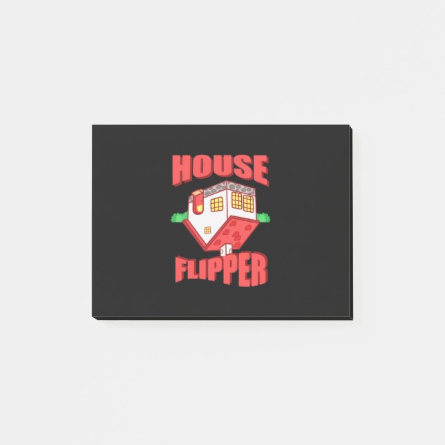 Real Estate Agent House Flipper Post-it Notes (Front)