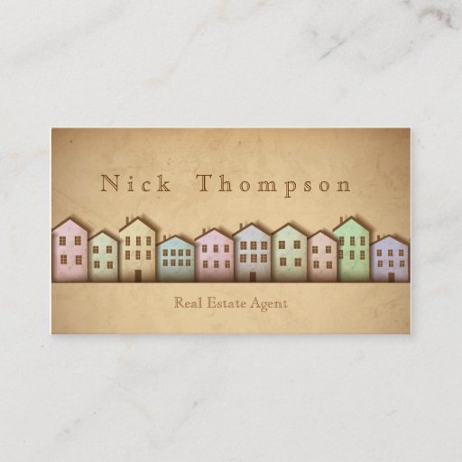 Customizable Real Estate Agent Business Card Template