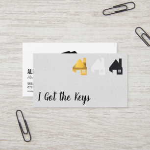 Real Estate Agent / House Logos Business Card