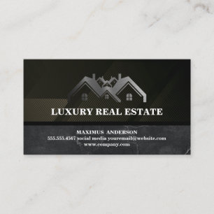 Real Estate Agent Housing Rentals Business Card