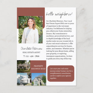 Real Estate Agent Introduction  Postcard