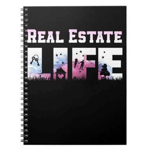 Real Estate Agent Investor House Broker Notebook