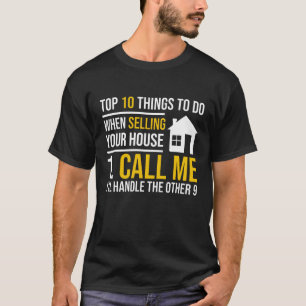 Real Estate Agent Investor Property Broker T-Shirt