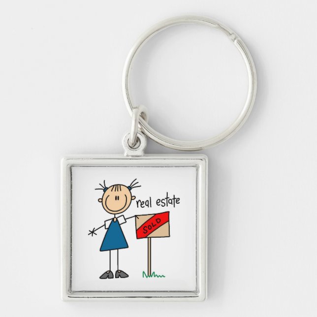 Real Estate Agent Keychain (Front)