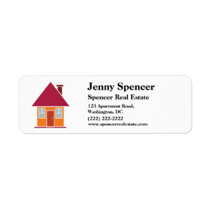 Real Estate Agent Label